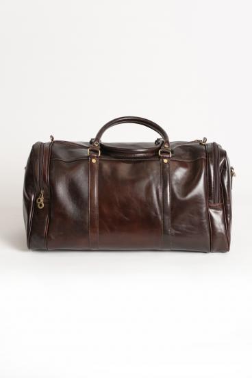 Ava natural leather bag, brown