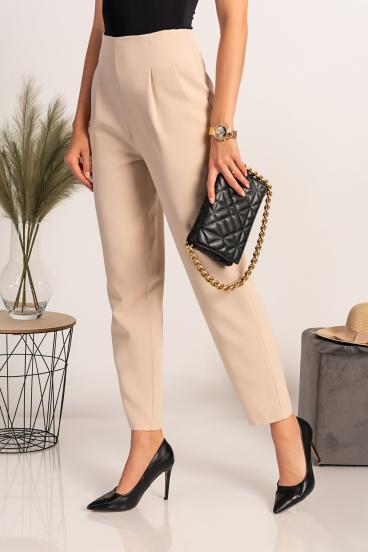 Long and elegant pants Matehuala, beige