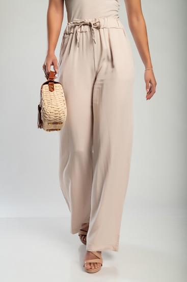 Long and elegant trousers Alamos, beige