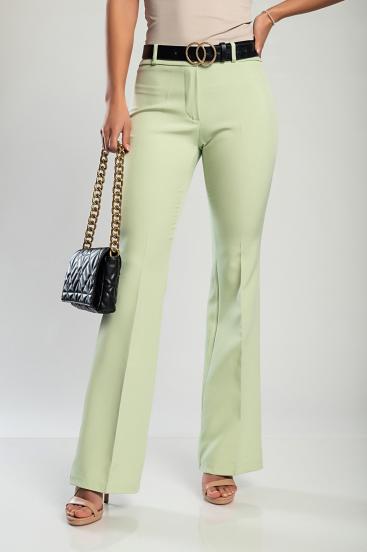 Long elegant pants Homemade, pistachio