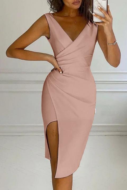 Elegant mini dress Gerata, pink