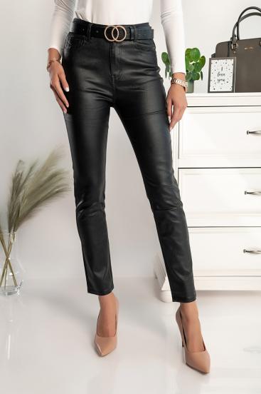 Tight pants from imitation leather Roda, black