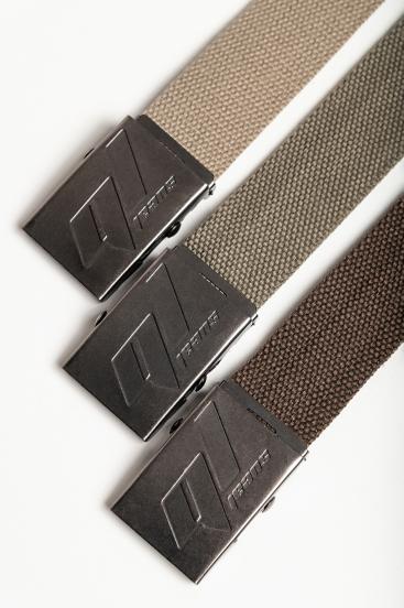 Set of three Ariol belts, various colors.