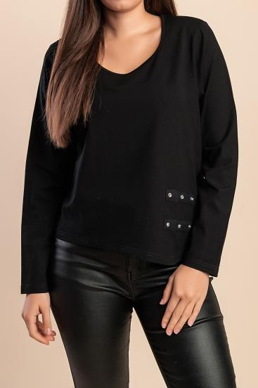 Long-sleeved Top, black