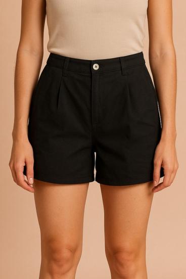 Cotton Shorts, Black