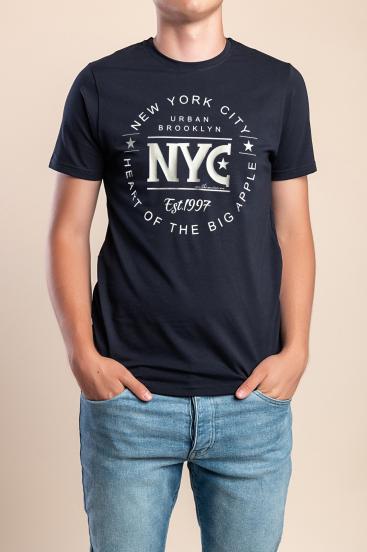 Men's T-shirt, dark blue