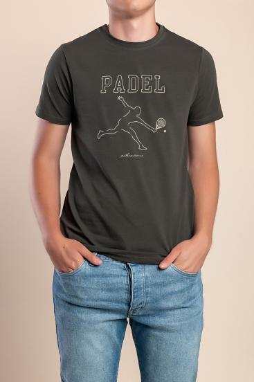 Men's cotton t-shirt, olive