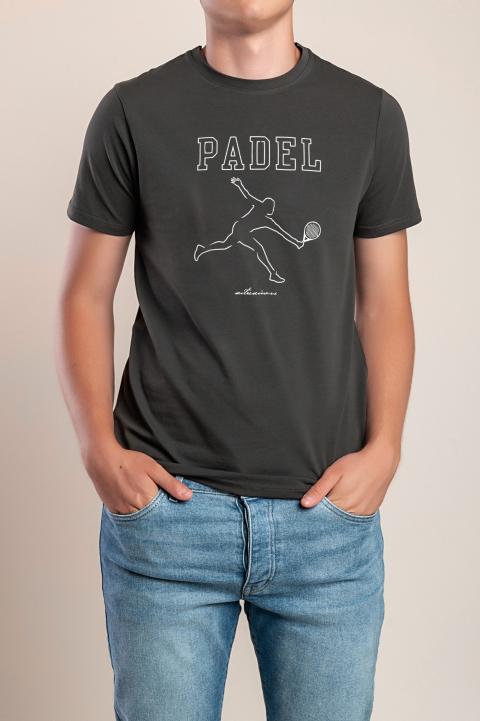 Men's cotton t-shirt, gray