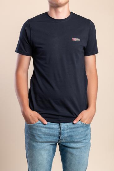 Men's Cotton T-Shirt, Dark Blue