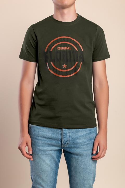 Men's Cotton T-Shirt, Olive