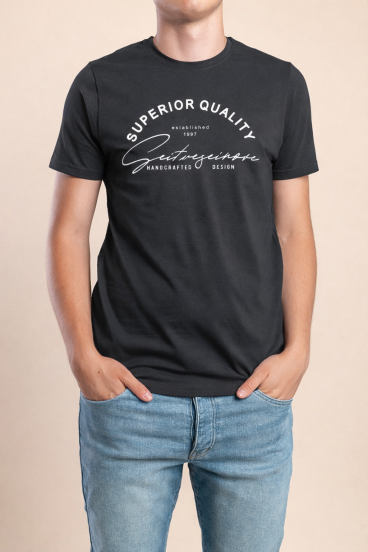 Men's Cotton T-Shirt, Gray
