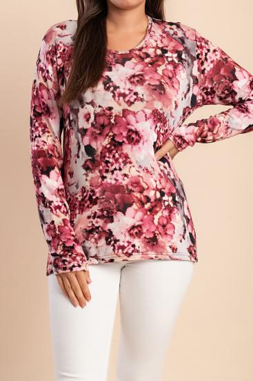 Printed Top, pink