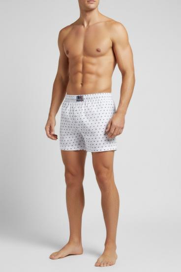 Men's Cotton Boxer Shorts, White