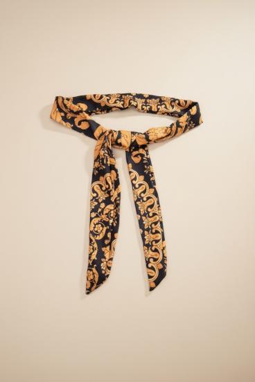 Printed belt, black