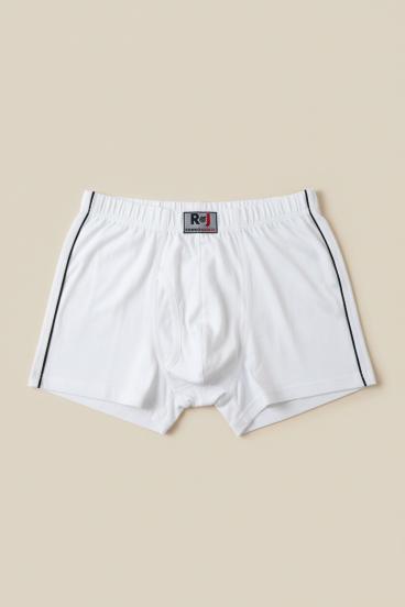 Men's Cotton Boxer Shorts, White