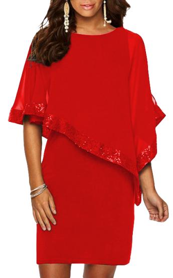 ARLET DRESS - RED