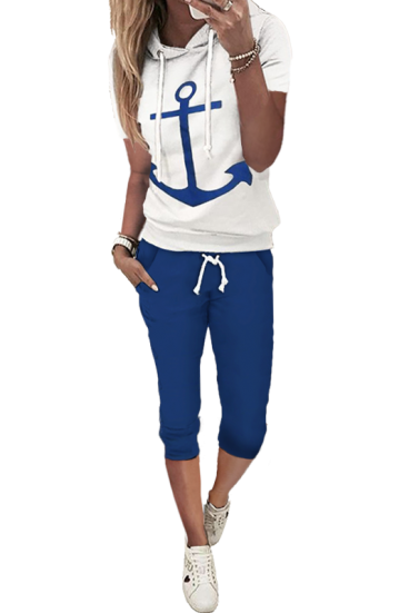 TRACKSUIT WITH ANCHOR MOTIF AISLA